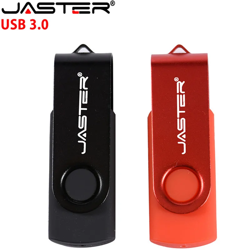 JASTER высокоскоростной флеш-накопитель USB 3,0 128GB 256GB Roation Pendrive USB3.0 флеш-накопитель 64GB 32GB 16GB металлический u-диск