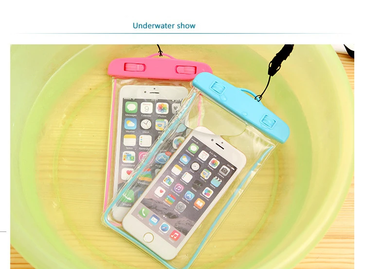 Универсальный строп, водонепроницаемый чехол для телефона для iPhone, водонепроницаемые чехлы для Xiaomi, подводный с люминесцентной герметичной сумкой для samsung