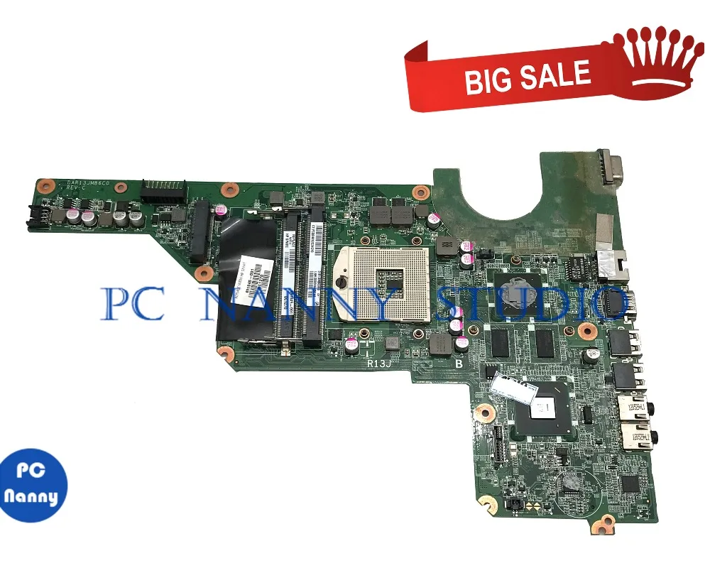 

PC NANNY FOR HP pavilion G4 G6 Laptop Motherboard DAR13JMB6C0 681045-001 DDR3 tested