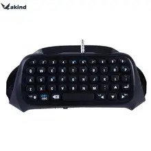 2in1 Wireless Bluetooth Keyboard Mini Chatpad Message Keyboard Game Consoles Keyboard for PlayStation 4 for PS4 Controller