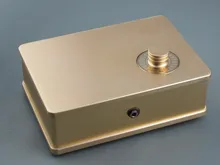 WANBO Audio full aluminum gold HIFI audio amplifier/preamplifier box (include button) GOLD External size: 236*75*166mm