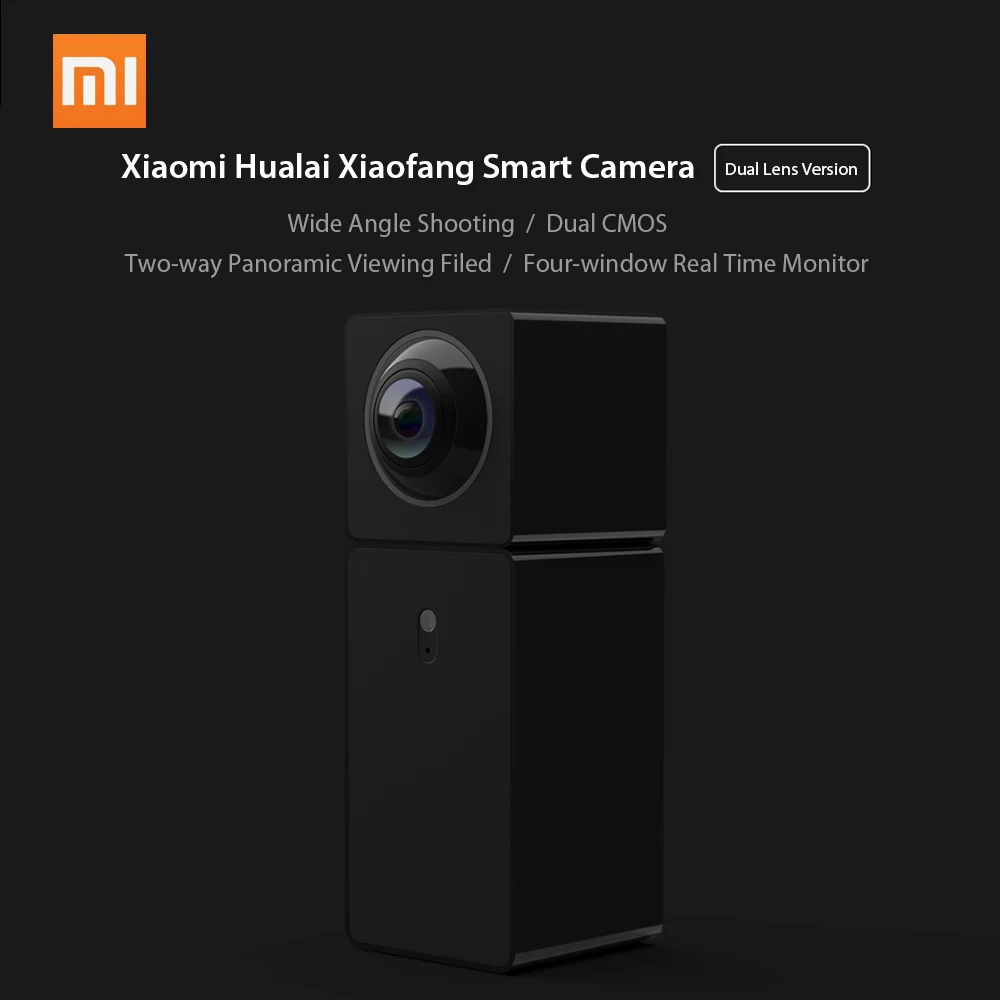 Xiaomi Hualai Xiaofang 1080P камера с двумя объективами 360 панорамная камера Wifi XiaoFang двойная CMOS CCTV для умного дома