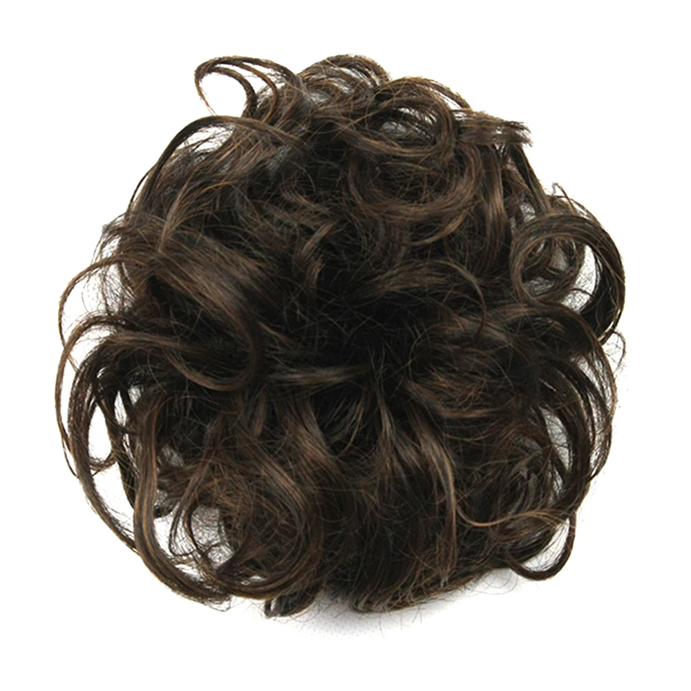 

Soowee 30 Colors High Temperature Fiber Hair Bun Chignon Synthetic Hair Headband Hair Donut Roller Hairband Scrunchie