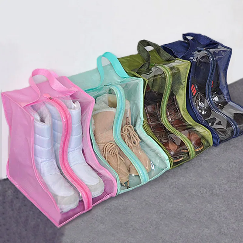 Shoe Storage Bags Dust Proof Hanging Closet Cabin Zipper Protector