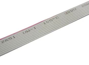 

5M 1.27 mm UL2651 Grey Flexible Flat Cable 10 Pin 28 AWG Grey Gray Flat Ribbon Data Cable Wire Ribbon for 10P 2.54 IDC Connector