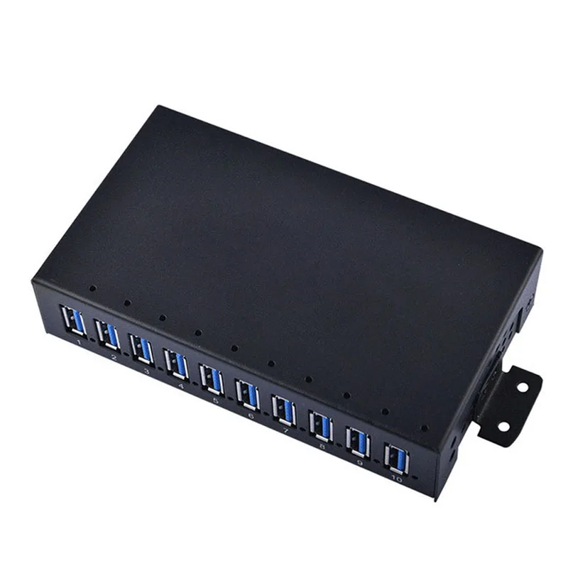 

New 10-port USB 3.0 Ultra Slim Hub Data Hub with Power Adapter for Computer Notebook