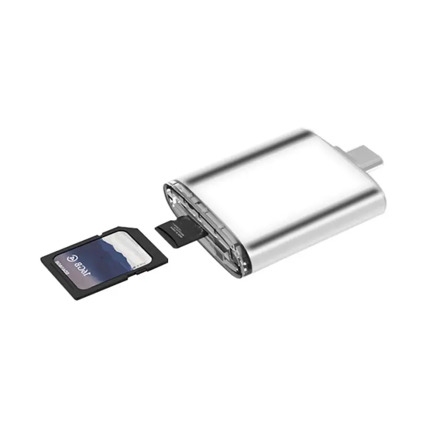 3 в 1 USB 3,1 type C USB-C TF Micro SD OTG кард-ридер для samsung Galaxy S9 l0717 #2