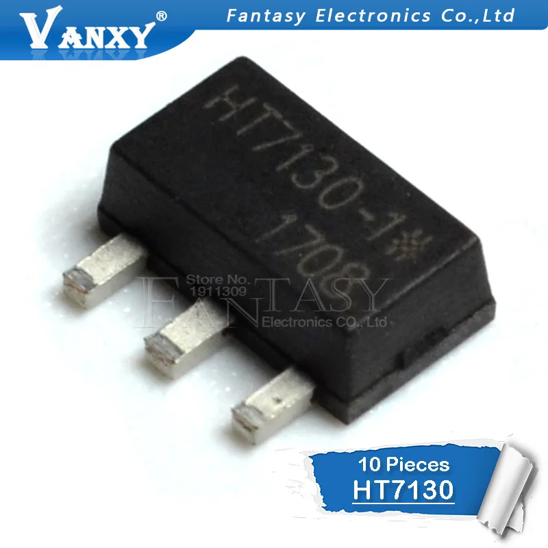 

10PCS HT7130-1 SOT89 7130-1 SOT HT7130 SMD HT7130A-1 new and original IC
