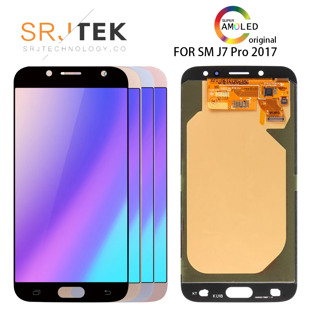 

100% Original For Samsung Galaxy J7 Pro 2017 J730 J730F J730M J730H LCD Display Touch Screen Digitizer Assembly Super AMOLED