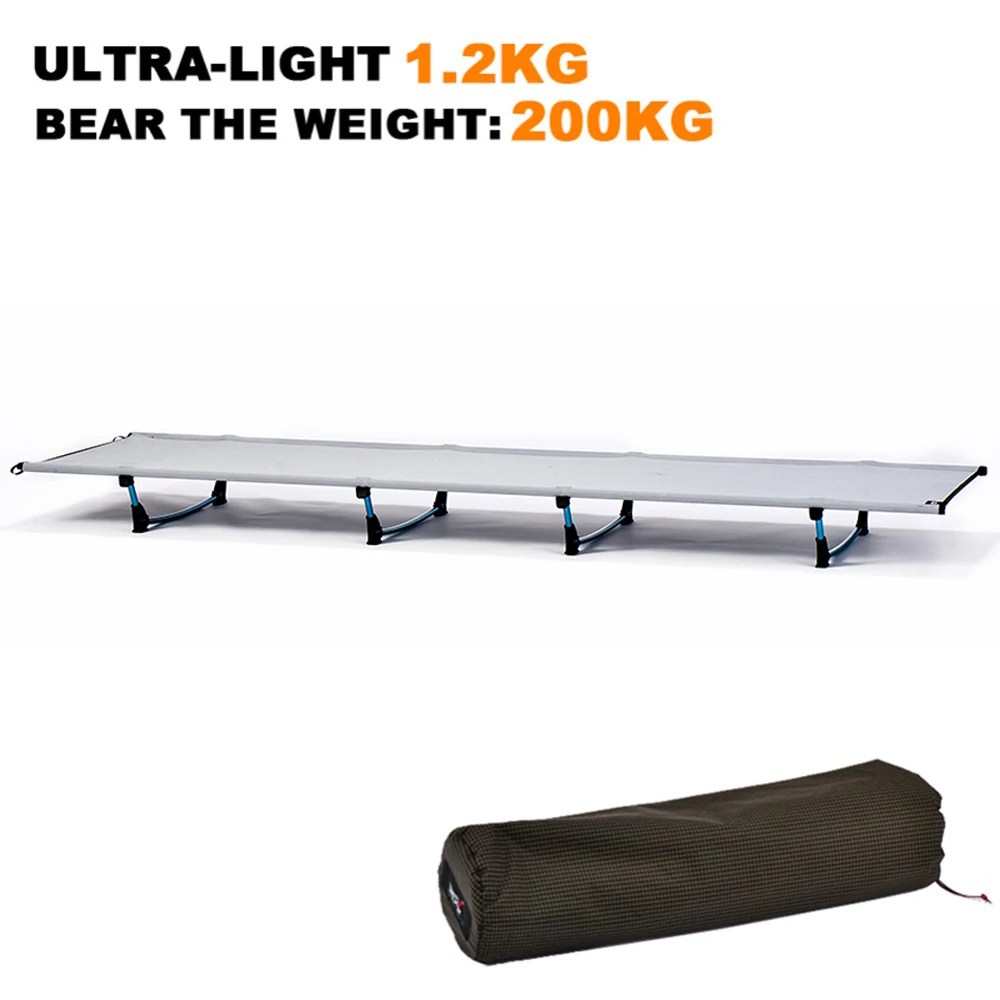 

Wholesale ! Camping Mat Ultralight Sturdy Comfortable Portable Folding Tent Bed Cot Sleeping Outdoor Camp bed Aluminium Frame