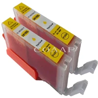 6x Совместимость PGI-280 CLI-281 картридж для CANON TR7520 TR8520 TS6120 TS8120 TS9120 принтера - Цвет: 2pcs--Yellow
