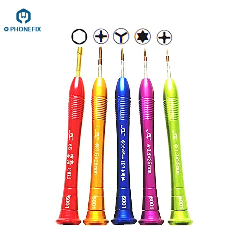 

PHONEFIX Professional 5 in 1 Mobile Phone Opening Screwdrivers Kit for iPhone 8 7 6 5 6 Plus Samsung Repair Hand Tools