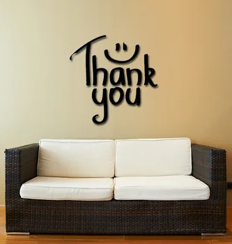 

Wall Stickers Vinyl Decal Quote Inspire Message Words Thank You