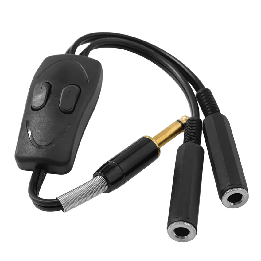 

Double Interface Tattoo Clip Cord Adapter Conversion Cable with Double Control Switch Connect Tattoo Machine Gun Power Supply
