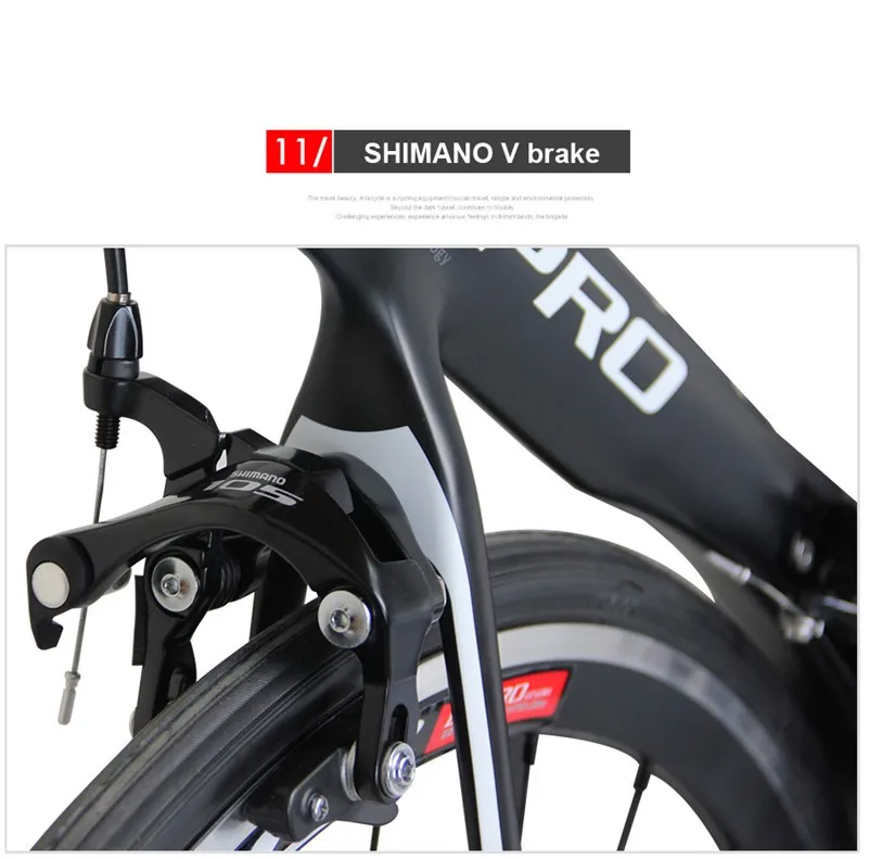 Flash Deal 2017 DEPRO R1-500-EB-22SM Complete Bicycle Presented Pedal 700C Carbon Fiber Frame 22 Speed Bicycle 8KG Road Bike 16 Flash Deal 2017 DEPRO R1-500-EB-22SM Complete Bicycle Presented Pedal 700C Carbon Fiber Frame 22 Speed Bicycle 8KG Road Bike 16