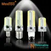 LED Lamp G9 G8 G4 LED Bulb Candle Light E14 E12 E11 E17 220V 110V Spotlight 64/152 LEDs Dimmable Corn Light Bulbs For Chandelier ► Photo 1/6