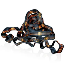 Оранжевый три линии гамак ремни гамак ремень ремни-веревки наружные аксессуары для мебели загрузка 2000 кг