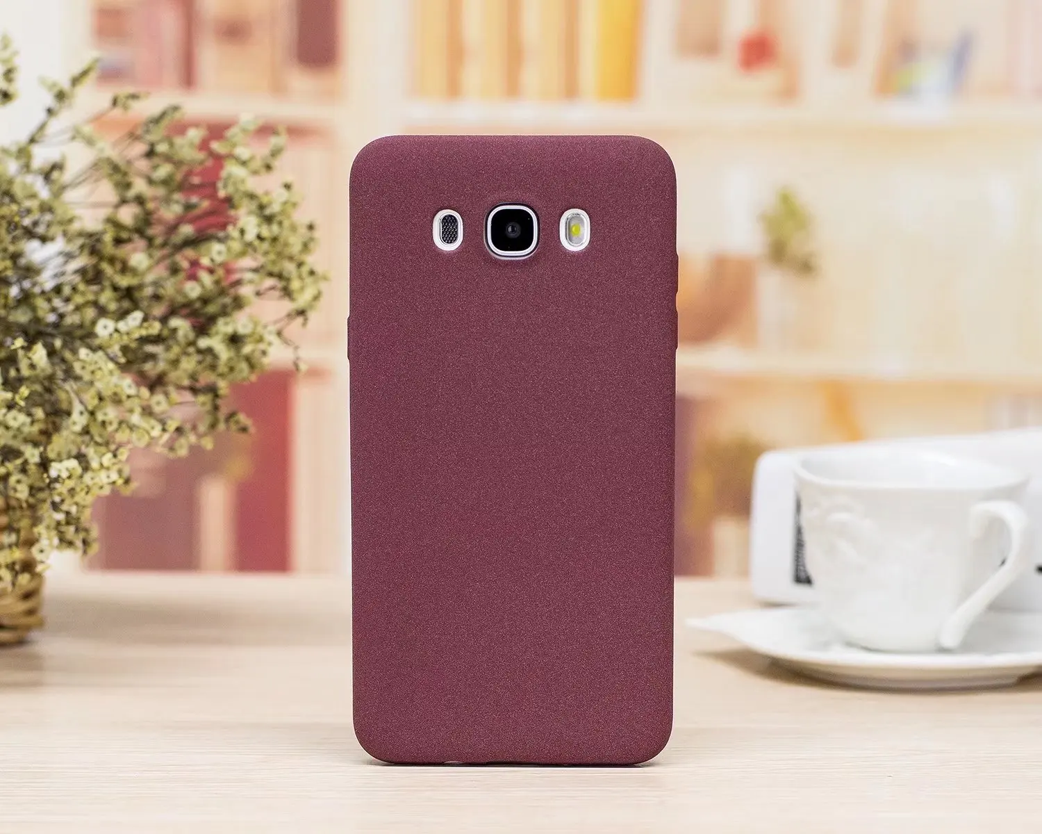 Anti-fingerprint soft Phone Cover Hard Rubber Paint TPU For J7 J5 2017 cases Samsung Galaxy J2 J3 2016 on8 prime Case |