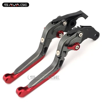 

For SUZUKI GSX400F GSX750 GSF600 GS500E GS50F Titanium+Red Motorcycle Adjustable Folding Extendable Brake Clutch Lever
