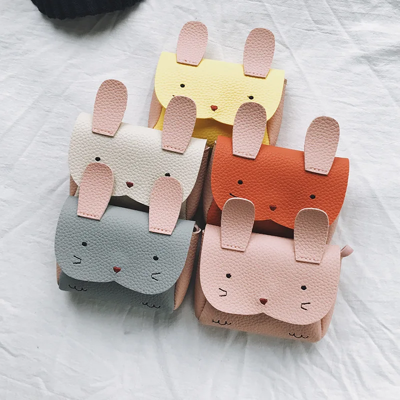 

2019 Single Shoulder Bag For Children Baby Cute Rabbit Bags Mini Small Girl Shoulder Lovely Pink Bags