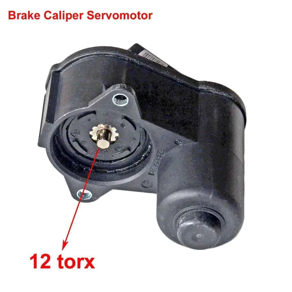NEW 2pcs For Seat VW Passat Audi Q3 12Torx Brake Caliper Servomotor 3C0998281B