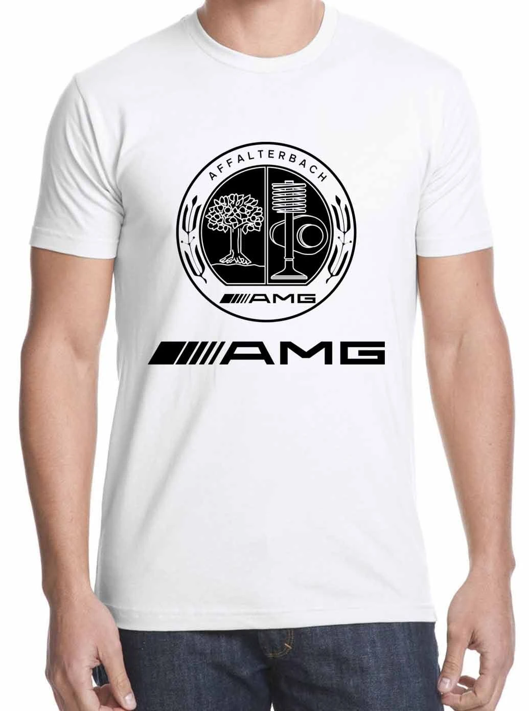 Amg Affalterbach Logo Mcd Benz Amg Design T Shirt Free Shipping T Shirts Aliexpress