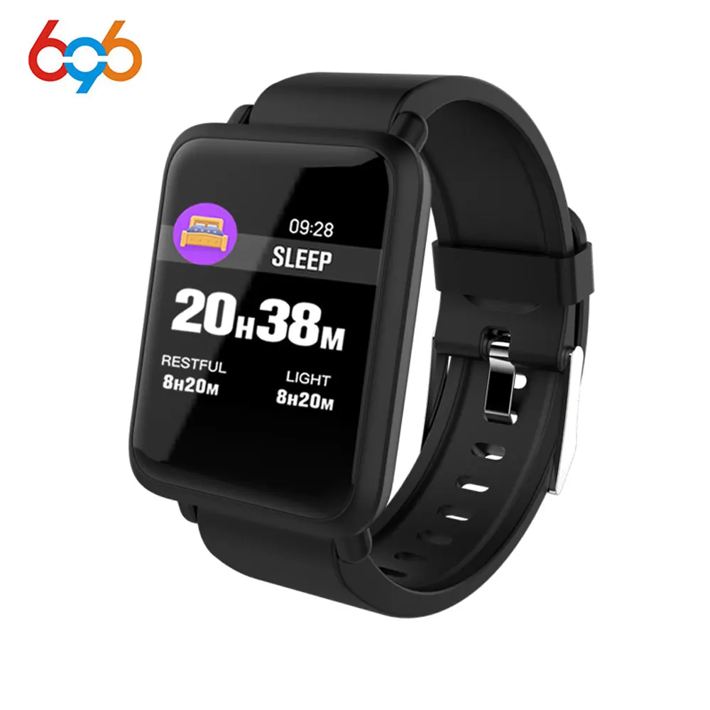 696 M28 Pedometre Smart Wristband Vibrating Alarm Clock IP67 Waterproof circular men women Smart band