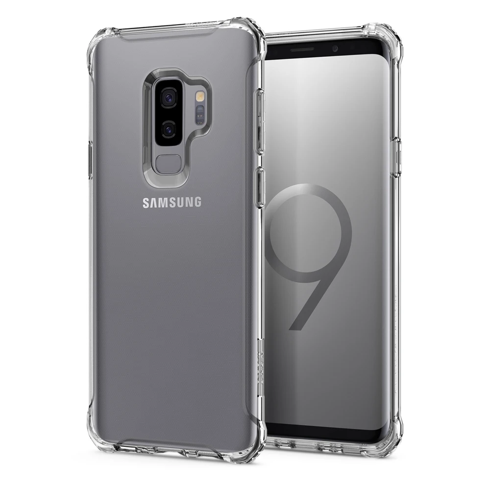 Прочный Чехол Spigen с кристаллами для samsung Galaxy S9 Plus/S9+(большой размер 6,2 дюйма