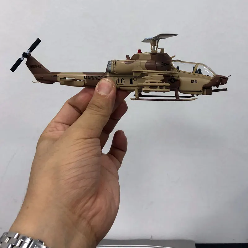 IXO 1/72 масштаба США AH-1W SuperCobra ударный вертолет литой металлический самолет модель игрушки для подарка/Дети/Коллекция