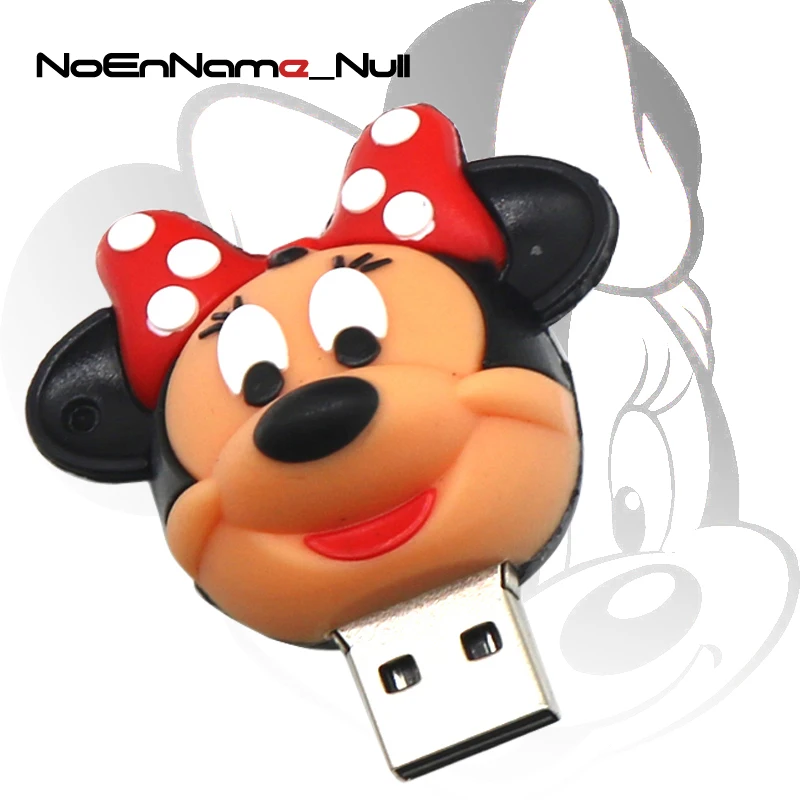 

Cute Minnie Cartoon Mouse Gift USB flash usb pen 64GB 32GB 16GB 8GB 4GB 100% Real capacity USB Flash Drive Memory Stick