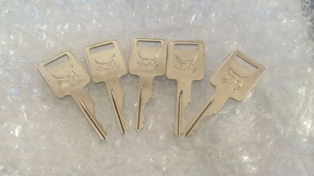 5pcs for BOBCAT IGNITION KEY Skid Steer Track Loader Mini Excavator