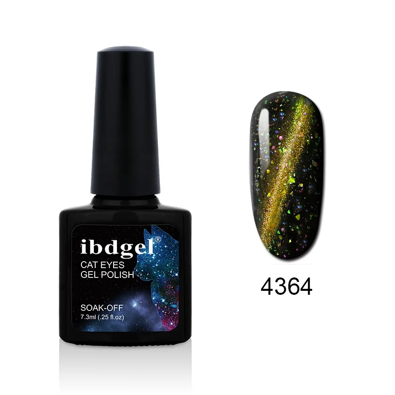 Ibdgel 3D Galaxy Хамелеон для использования с магнитом Гель-лак для ногтей с эффектом «кошачий глаз» лак УФ светодиодный Блеск кошачий глаз гель для ногтей DIY 7,3 мл - Цвет: 4364