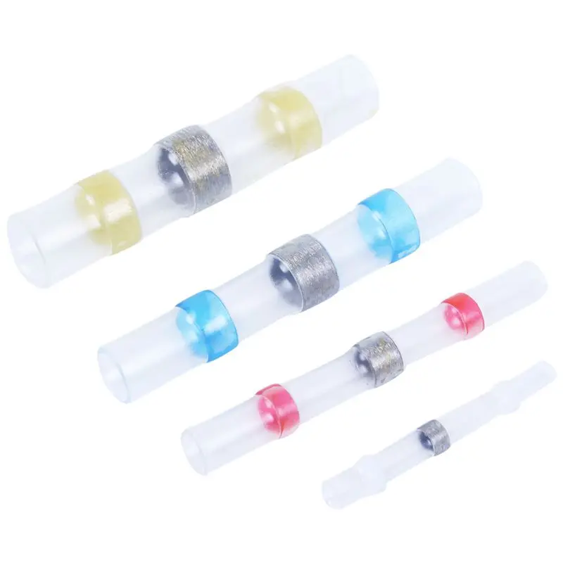 

100Pcs Heat Shrink Solder Sleeve Butt Splice Wire Connector Waterproof