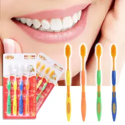 4 шт. Двухместный Ultra Soft Зубная щётка Nano щетка для чистки зубов за полостью рта
