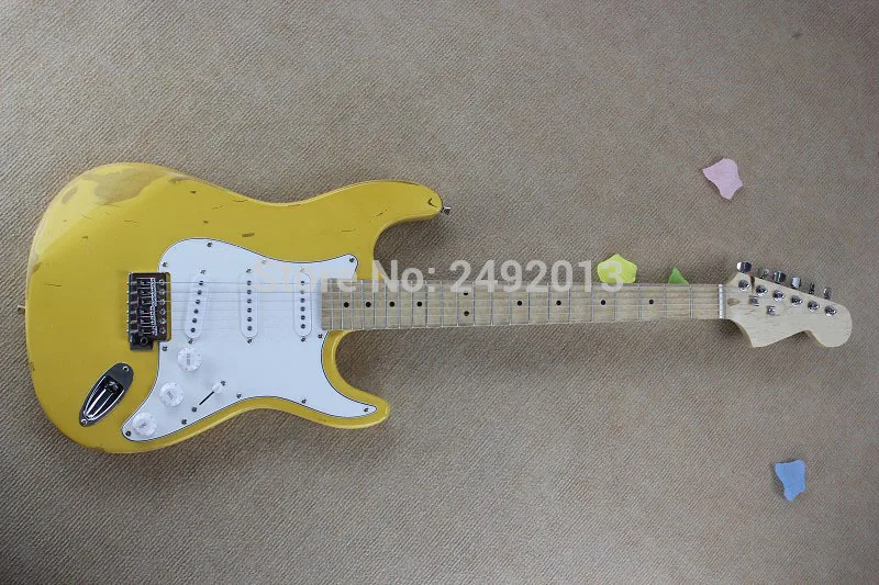 Бесплатная доставка Новый оптовый заказ магазин гитара Stratocaster синхронизированы