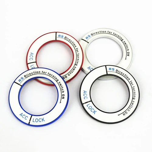 

Noctilucent Car Ignition Key Decor Hole Ring for Ford Chevrolet Mazda Toyota Honda