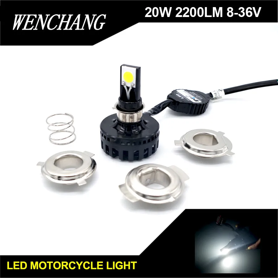 WENCHANG M2 20W 2200LM LED Motorcycle Headlight Bulb Headlamp High Low