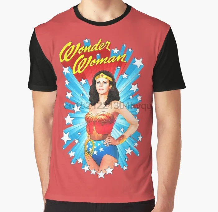 

All Over Print 3D Women T Shirt Men Funny tshirt Lynda Carter Graphic T-Shirt