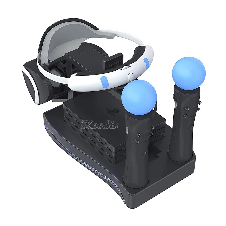 PS4 PS Move VR PSVR зарядное устройство подставка держатель для гарнитуры витрина и светодиодный светильник индикатор CUH-ZVR2 2th кронштейн для sony PS VR Move