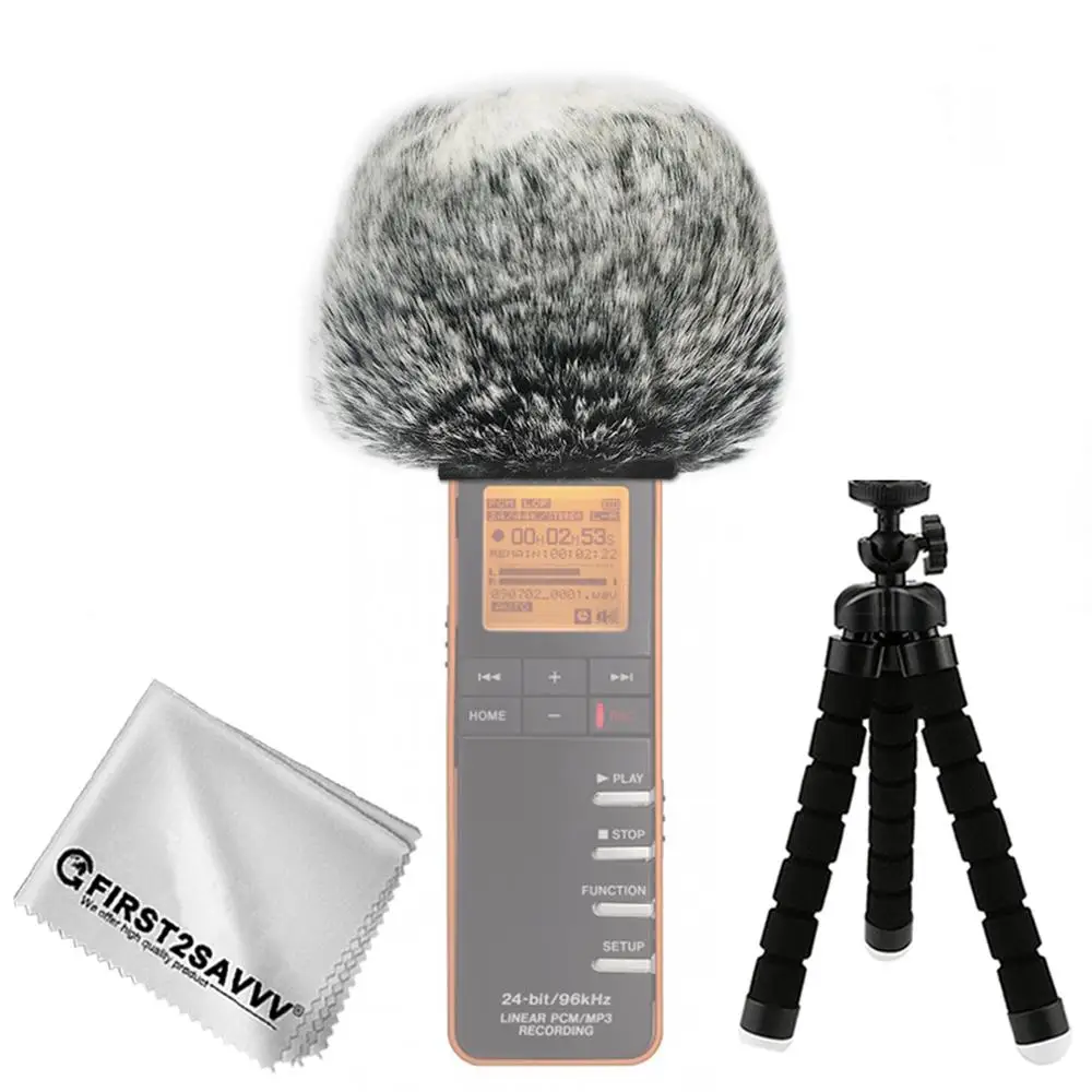

Outdoor Portable Digital Recorders Furry Microphone Mic Windscreen Wind Muff for Tascam DR-08 DR08