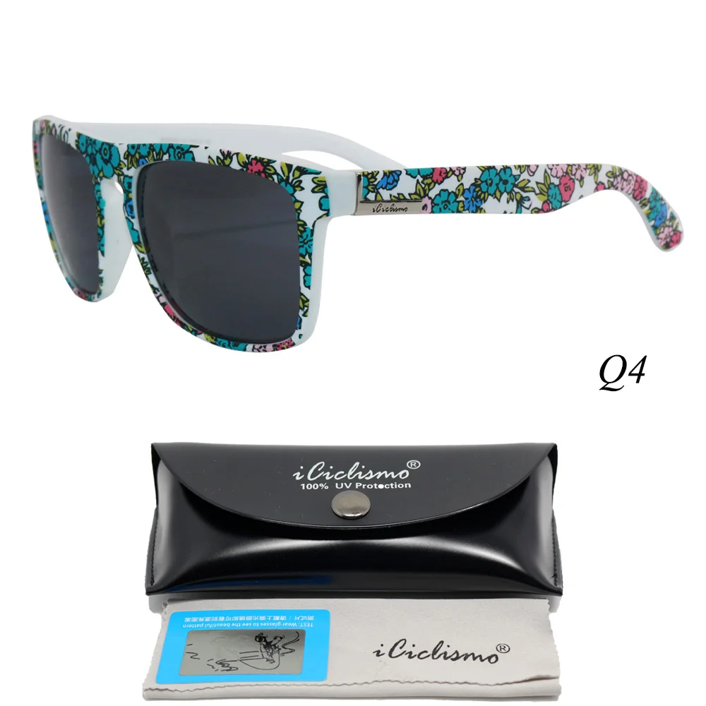 QUISVIKER, поляризационные солнцезащитные очки для мужчин, для кемпинга, рыбалки, очки с защитой от уф400 лучей, очки для велоспорта, TR90, оправа, спортивные, походные очки - Цвет: Q4