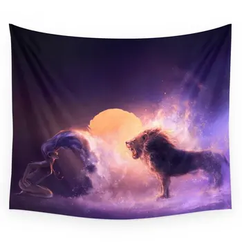 

LEO From The Dancing Zodiac Wall Tapestry Small