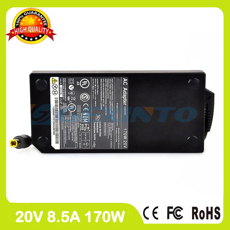 

20V 8.5A 170W ac power adapter 45N0114 42T5288 42T5289 45N0117 45N0118 laptop charger for Lenovo ThinkPad W520 W530