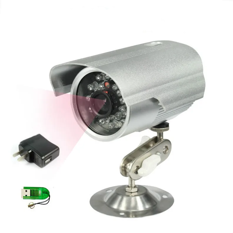 

Security Waterproof USB Outdoor Security Camera TF Card With Night Vision Surveillance Bullet CCTV Camera Video Recorder