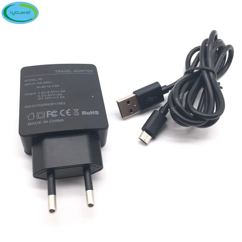 Iyouwei EU plug 18W Quick Charger QC3.0 Traval Wall Fast