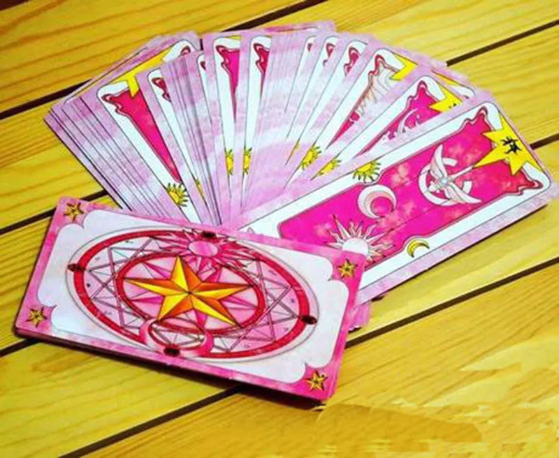 Hot Cardcaptor Sakura 55 Hope Card Captor Sakura Magic Cards Mahou Clow Cards Cosplay Playing Game Collection Prop Cards In Box (5)