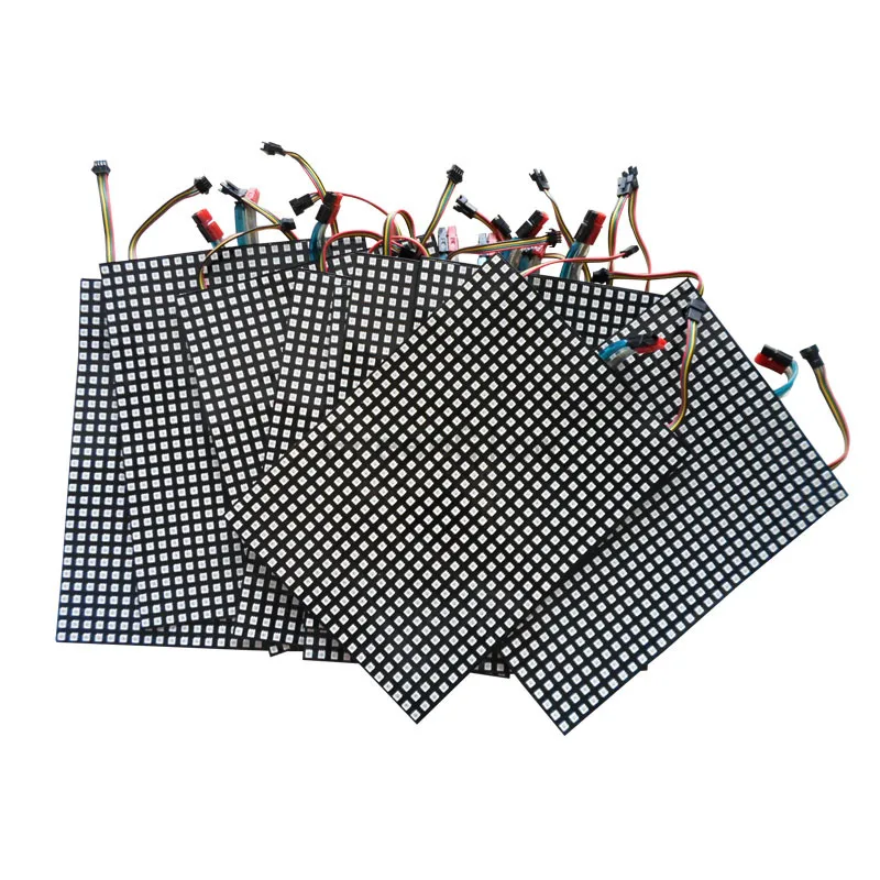 

1X High quality SK9822 RGB full color flexible led matrix display 64/70/150/280/660 LEDs digital display screen free