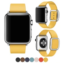 For Apple Watch Band Modern Buckle Band for iWatch bracelet 38MM 42MM Smooth Granada leather for