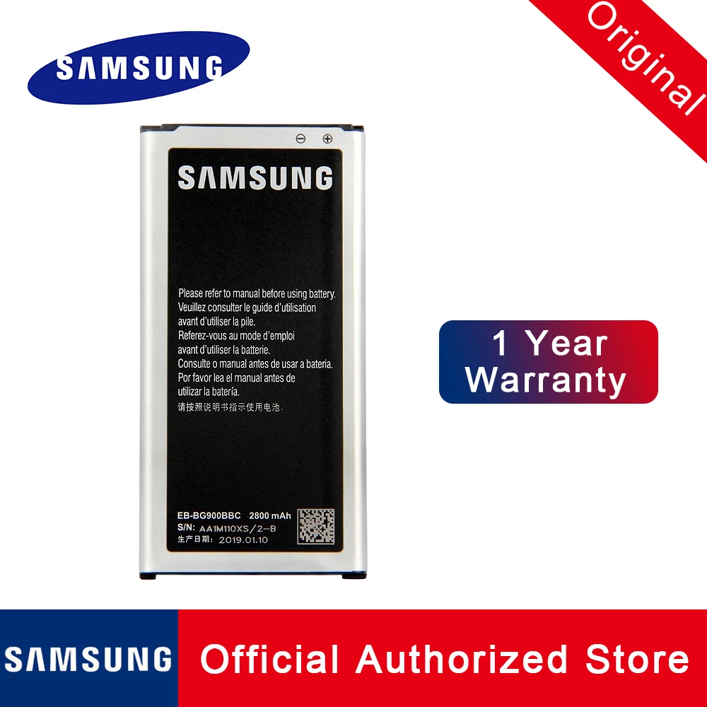 Аккумулятор Samsung s5 оригинальный для Galaxy S5 NFC EB BG900BBE G900 G900S G900I G900F G900H 9008 в 9006