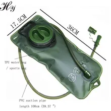 Hydration Bladder TPU Water Bag 2L Outdoor Cycling Mountaineering Drinking Straw Bag Sport Cycling Portable Water Bag outdoor